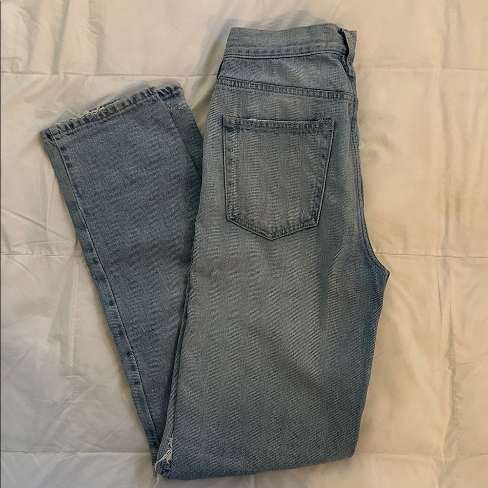 We the Free straight leg distressed jeans - size 26